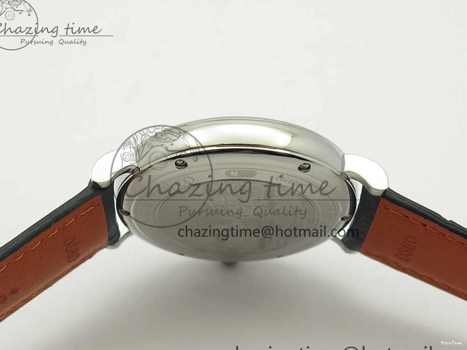MIROTIME 0518 Portofino Automatic SS FKF 1:1 Best Edition Blue Dial on Blue Leather Strap A Cozy 7133